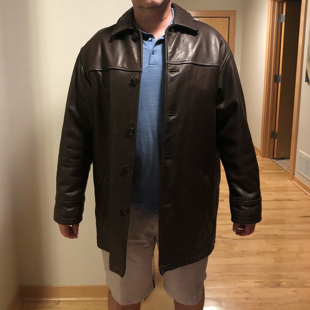 Marc New York means leather jacket